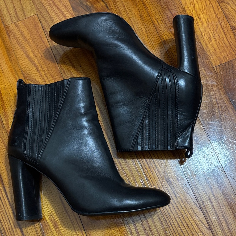 Vince Camuto Leather Heeled Boots